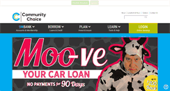 Desktop Screenshot of comchoicecu.org
